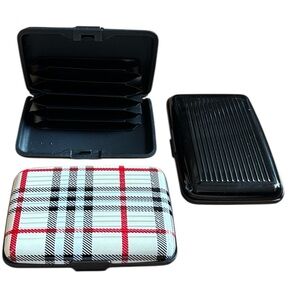Hard Case Business Card Holder Fits In Pocket